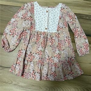 Little Co by Lauren Conrad - Yellow Floral Dress Size 5T